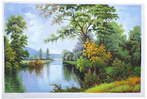 Landscape JAHRRIESNGE  for lake-lpg1803 