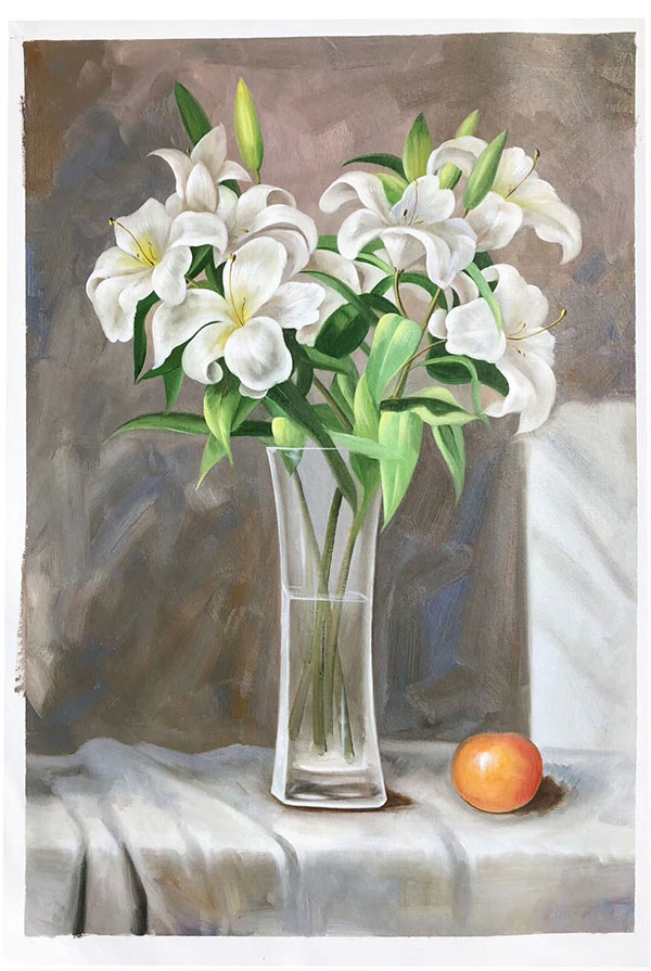 Still Life Jahrriesnge  for flower-lpg1905 