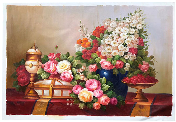 Still Life Jahrriesnge  for flower-lpg1915 