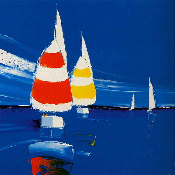 Abstract Jahrriesnge  for sailing boat lpg2156 