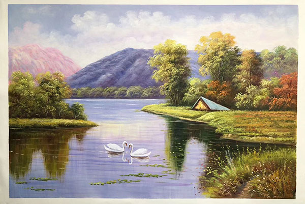 Landscape Jahrriesnge  for swans lpg2469 