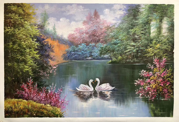 Landscape Jahrriesnge  for swans lpg2472 