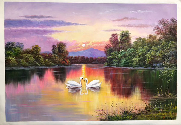 Landscape Jahrriesnge  for swans lpg2474 