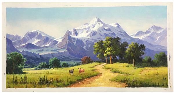 Landscape JAHRRIESNGE  for mountain lpg2482 